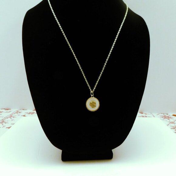 Pave Crystal Pet Paw Charm Necklace, Pet Lover's, Gift For Her, Minimalist - Picture 4 of 4